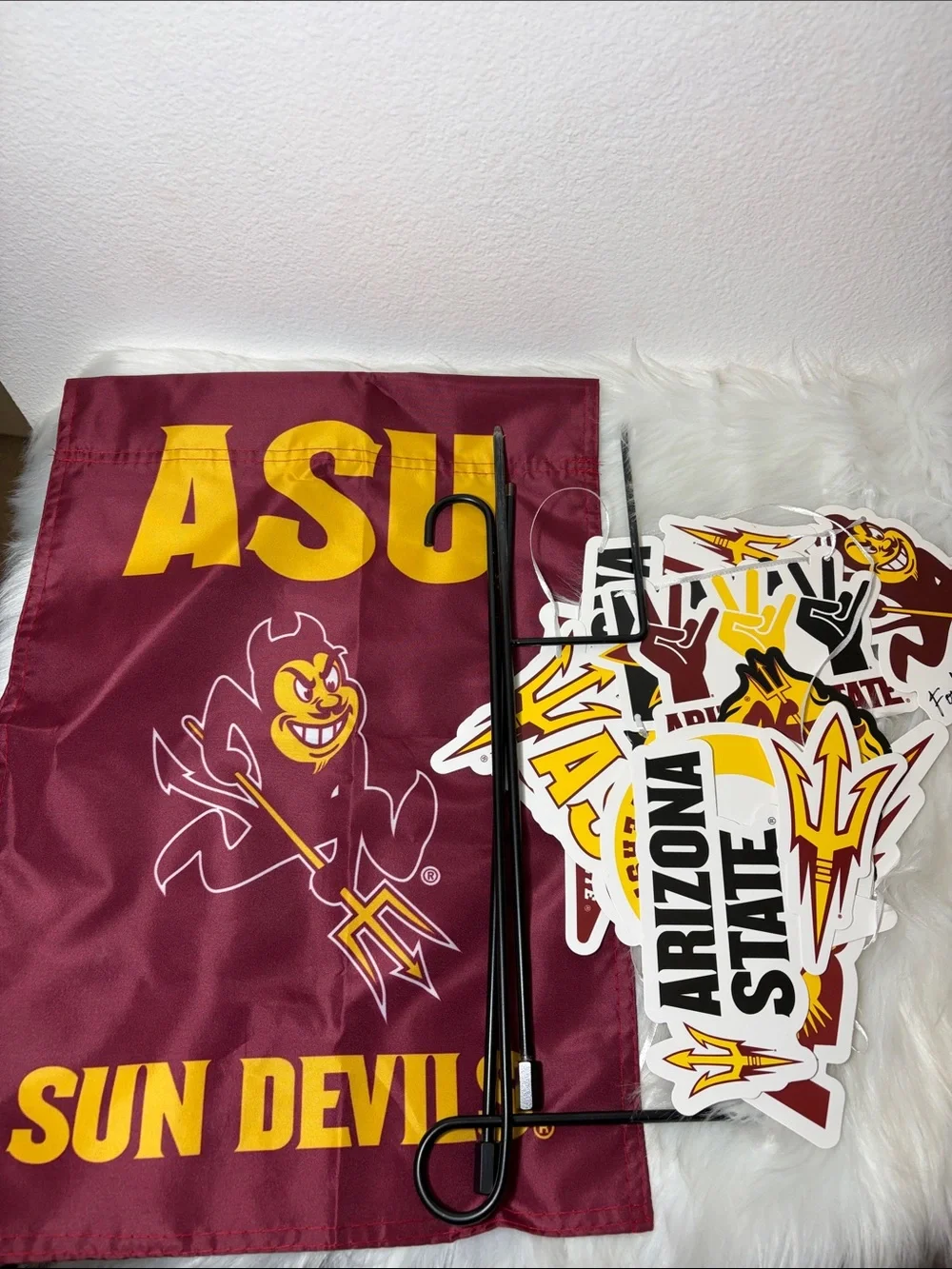 Bundle Arizona State Sun Devils Garden Flag Hanging Banner